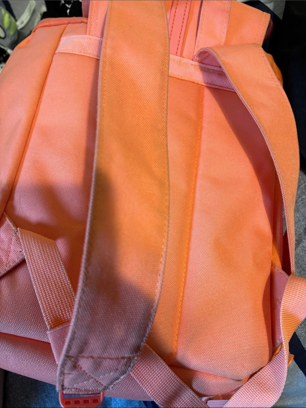 Herschel Supply Company Orange Canvas Flap Backpack - Picture 9 of 9